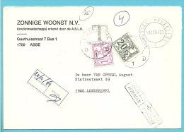 Ongefrankeerde Brief Van BRUSSEL, Getaxeerd (taxe) Met TX 66+72 Met Stempel LONDERZEEL, Strookje REFUSE +stempel RETOUR - Lettres & Documents