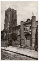 IPSWICH : WOLSEY GATE & ST PETERS CHURCH - Ipswich