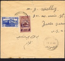 1946  Lettre De Tripoli Pour Les USA  Taxe Pour L'armée Libanaise - Líbano