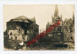 DADIZELE-Eglise-Carte Photo Allemande-Guerre 14-18-1WK-BELGIQUE-BELGIEN-Flandern- - Moorslede