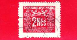 CECOSLOVACCHIA - 1946 - Numero - Segnatasse - 2 - Timbres-taxe