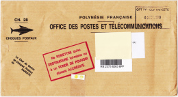 Polynésie Française / Tahiti - Papeete - 1 Enveloppe Timbrée En 2013 - Briefe U. Dokumente