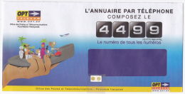 Polynésie Française / Tahiti - 1 Enveloppe / Enveloppe OPT - 2013 - Briefe U. Dokumente