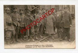 ETTERBEEK-Prisonniers Francais-Gare-periode Guerre 14-18-1WK-BELGIQUE-BELGIEN-Flandern-Feldpost- - Etterbeek