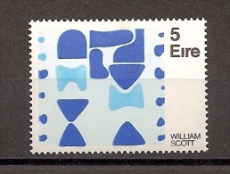 Irland 1973, Nr. 291 Zeitgenössische Kunst  Berlin Blues II; Gemälde Von William Scott, Postfrisch - Nuevos