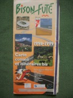 Carte Itinéraires BISON FUTE 98/99 - Andere & Zonder Classificatie