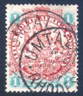 BSAC. Rhodesia 1896. 1d Scarlet And Emerald. No Dot. SACC 39, SG 42. - Sonstige & Ohne Zuordnung