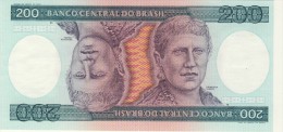 BILLET # BRESIL # 1981 # 200 CRUZEIROS  # PICK 199 #  NEUF # PRINCESA ISABEL - Brésil