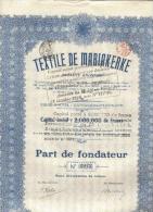 Textile De Mariakerke - 1924 - Textiles