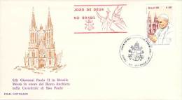 RELIGION CATHOLIQUE VOYAGE  PAPE  JEAN PAUL II   Pope John Paul II Papst Johannes Paul II  PAPA Jonas Paulius II - FDC