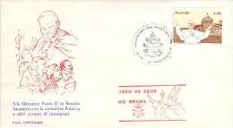 RELIGION CATHOLIQUE VOYAGE  PAPE  JEAN PAUL II   Pope John Paul II Papst Johannes Paul II  PAPA Jonas Paulius II - FDC