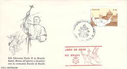 RELIGION CATHOLIQUE VOYAGE  PAPE  JEAN PAUL II   Pope John Paul II Papst Johannes Paul II  PAPA Jonas Paulius II - FDC