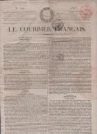 LE COURRIER FRANCAIS 2 05 1825 - LONDRES - ESPAGNE ROI / ZEA / BERRO - TROYES - BRETAGNE BANQUET KERATRY - ALGER - 1800 - 1849