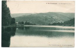 CP, 42, ST-CHAMOND, Le Barrage De La Rive, Voyagé En 1930 - Saint Chamond