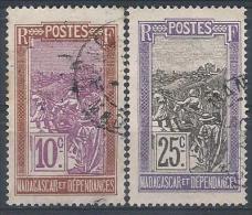 Madagascar N° 133-134 Obl. - Oblitérés