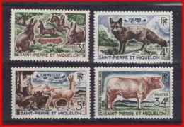 S P M  1964   Faune N° 372 . 73    Neuf X X .série Compl. - Neufs