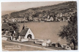 Küssnacht Am Rigi Mit Königin Astrid-Kapelle, 1962, Mit Leuten, Photoglob - Wehrli Ag N° 1 5550 - Küssnacht