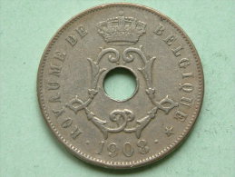 1908 FR - 25 CENT / Morin 254 ( For Grade, Please See Photo ) !! - 25 Centimes