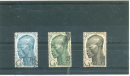 1946 CAMEROUN Y & T N° 292 - 293 - 294 ( O ) Série Courante - Les 3 Plus Grosses Valeurs. Cote 3.30 - Gebraucht