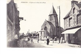 CERENCES - L'Eglise Et Un Coin De La Place - Sonstige & Ohne Zuordnung