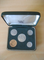 Cyprus 1963 5 Coins Set In Official Green Case - Chypre