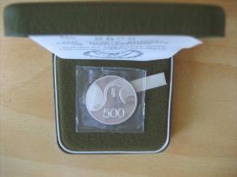 CYPRUS 1978 500 MILS SILVER PROOF COIN 1978 "HUMAN RIGHTS" UNC Sealed - Cyprus