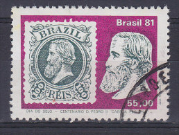 Brazil 1981 Mi. 1837    55.00 (Cr) Tag Der Briefmarke Day Of Stamp Jour De Timbre Stamp On Stamp - Oblitérés