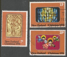 New Zealand. 1976 Christmas. Used Complete Set. SG 1129-1131 - Used Stamps