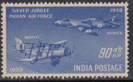 India MNH 1958, 90np Indian Air Force, Airplane, - Nuevos