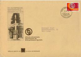 Motiv Brief  "Dokumentation Olympiade Innsbruck - Schweizer Sporthilfe"            1976 - Briefe U. Dokumente