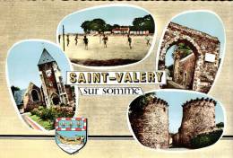 CPSM   SAINT VALERY SUR SOMME     Le Village  En Multivues - Saint Valery Sur Somme