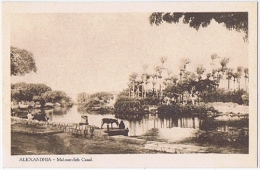 AFRICA - EGYPT - ALEXANDRIE - CANAL MAHMOUDIEH - 1920s - Alexandria