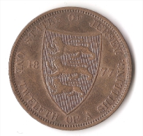 JERSEY  1/24  SHILLING 1877 - Jersey