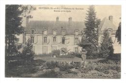 Septeuil (78) : L'entrée Principale Du Château En 1910. - Septeuil