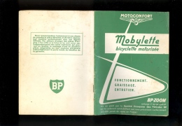 La MOBYLETTE Motoconfort Rue Lesault PANTIN Seine Livret D'entretien 1965  33 Pages - Motorfietsen