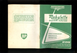 La MOBYLETTE Motoconfort Rue Lesault PANTIN Seine Livret D'entretien 1965  33 Pages - Motorräder