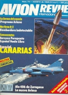 Avirev-74. Revista Avion Revue Internacional Nº 74. Agosto 1988 - Español