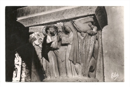 Cp, Sculpture, Chapiteaux De L´Eglise De La Bourboule (63)- Mariage De La T.S. Vierge Et De ST-Joseph - Sculture