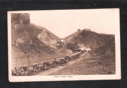 MAIN PASS + CAMELS ADEN YEMEN UNUSED PALONJEE DINSHAW & CO ADEN - Yemen