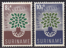2171. Suriname, 1960, World Refugee Year, MH (*) ( Toned ) - Surinam