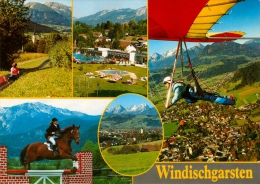 AK 4580 Windischgarsten Reiten Hängegleiter Drachenfliegen Drachenflieger Sport Oberösterreich Upper Austria - Windischgarsten