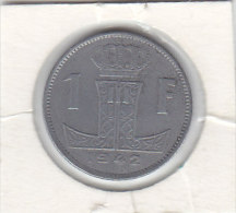 1 FRANC Zinc Léopold III 1942 FL/FR - 1 Frank