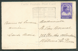 25 Centimes Baudouin ENfant Obl. Mécanique Sur C.P. Vers Woluwé-Saint-Pierre - 9307 - Briefe U. Dokumente