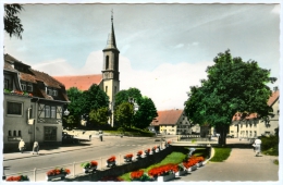 AK Bad Dürrheim Im Schwarzwald Kirche Church Kurort GERMANY Deutschland Straße Ansichtskarte - Bad Dürrheim