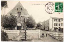 SAINT CHEF - La Place Et L' Eglise   (61621) - Saint-Chef