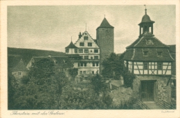 AK Die Heilige Und Ihr Narr Seelchens Reich Schloß Thorstein Morstein Gerabron Ansichtskarte Deutschland GERMANY - Schwäbisch Hall