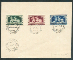 Série Enfants Royaux Obl. Sc De BRUXELLES-EXPOSITION Sur Lettre Du 3-11-1935.  9322 - Covers & Documents