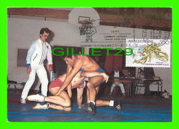 SPORTS, WRESTLING, LUTTE - CHAMPIONNAT DU MONDE DE LUTTE, 1987 - CLERMONT-FERRAND PREMIER JOUR - - Lutte