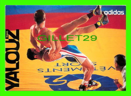 SPORTS, LUTTE GRÉCO-ROMAINE - GHANI YALOUZ, CHAMPION D'EUROPE 95 - ADIDAS TRAINING OLYMPIC TEAM - - Wrestling