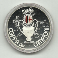 Italia - Medaglia Milan - Vittoria Coppa Dei Campioni 1989 - Other & Unclassified